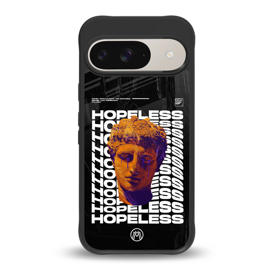 hopeless greek back phone cover | glass case for google pixel 9