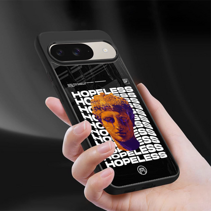 hopeless greek back phone cover | glass case for google pixel 9