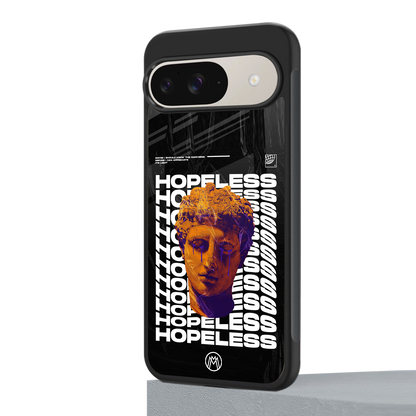 hopeless greek back phone cover | glass case for google pixel 9