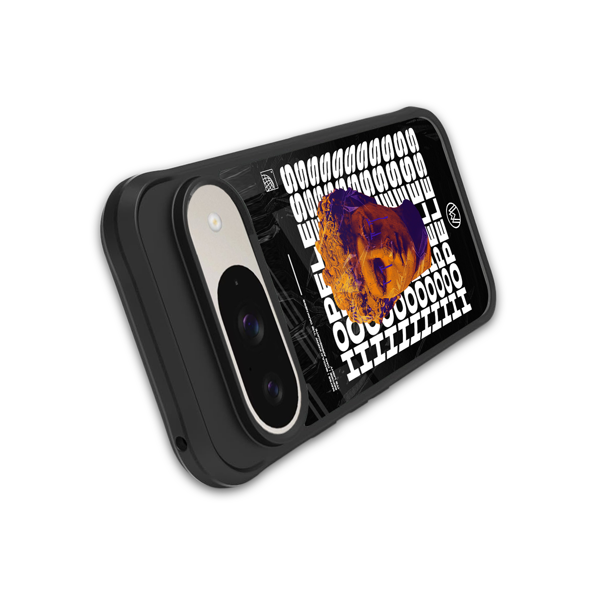 hopeless greek back phone cover | glass case for google pixel 9