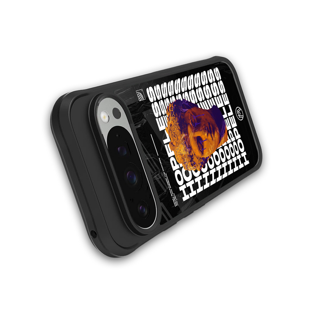 hopeless greek back phone cover | glass case for google pixel 9 pro xl