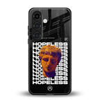 hopeless greek back phone cover | glass case for samsung galaxy s25