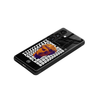 hopeless greek back phone cover | glass case for samsung galaxy s24 fe