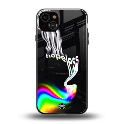 hopeless back phone cover | glass case for iphone 14 plus