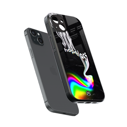 hopeless back phone cover | glass case for iphone 14 plus