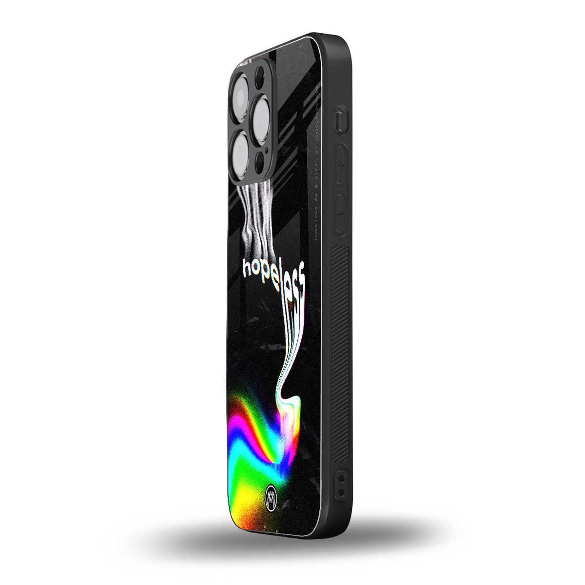 hopeless back phone cover | glass case for iphone 15 pro max