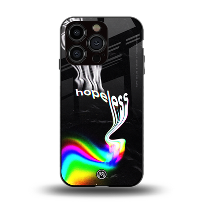 hopeless back phone cover | glass case for iphone 15 pro