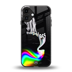 hopeless back phone cover | glass case for iphone 16 plus
