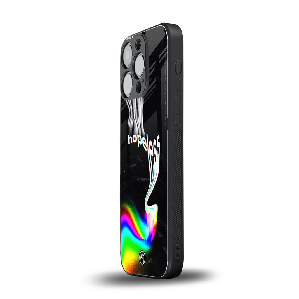 hopeless back phone cover | glass case for iphone 16 pro