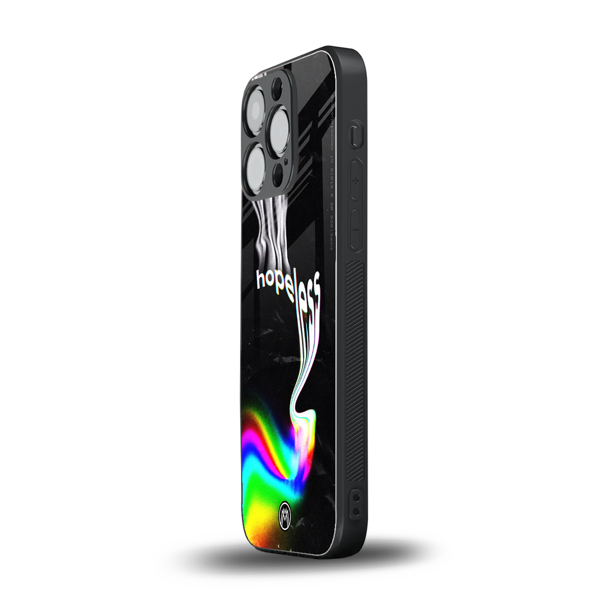 hopeless back phone cover | glass case for iphone 16 pro