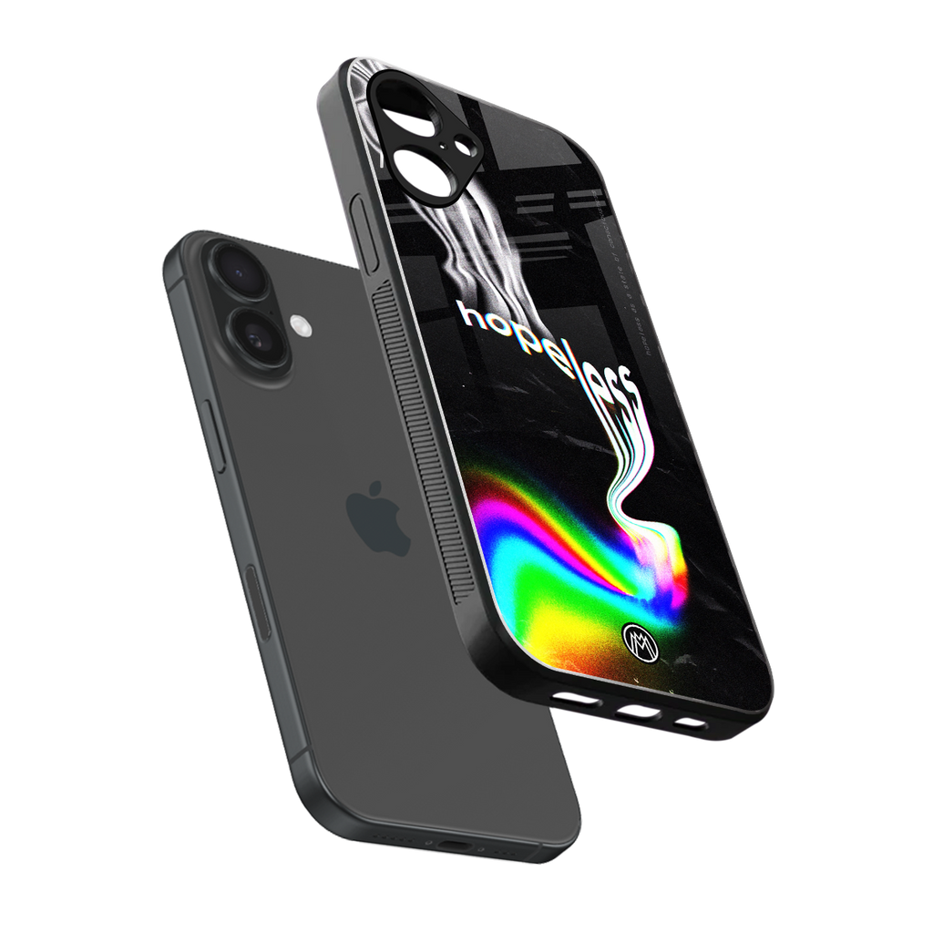 hopeless back phone cover | glass case for iphone 16