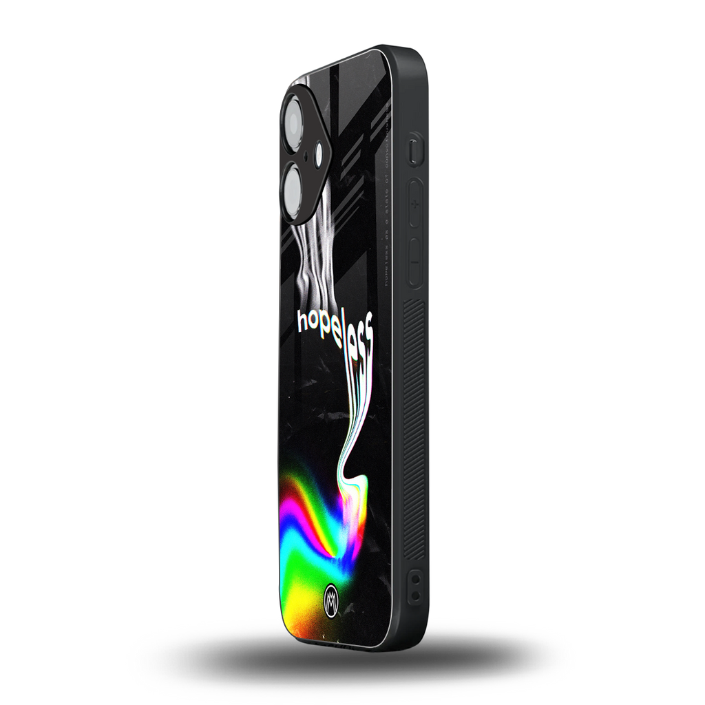 hopeless back phone cover | glass case for iphone 16
