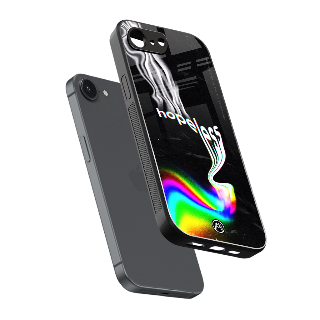 hopeless back phone cover | glass case for iphone 16e