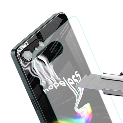 hopeless back phone cover | glass case for iphone 16e