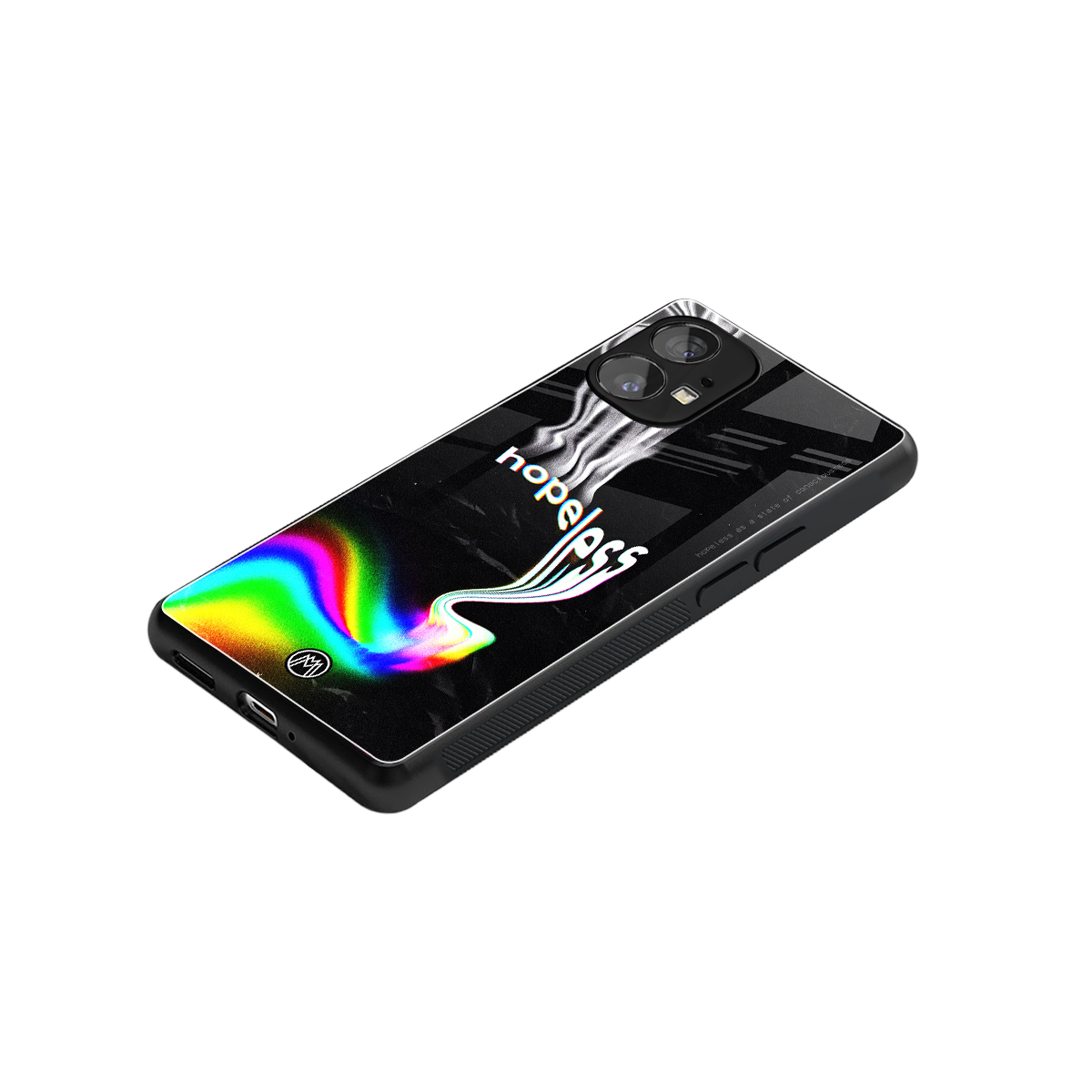 hopeless back phone cover | glass case for nothing phone 1