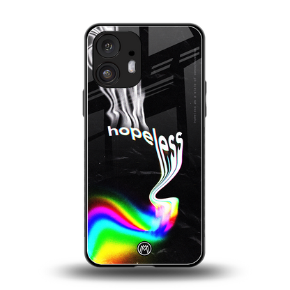 hopeless back phone cover | glass case for nothing phone 2