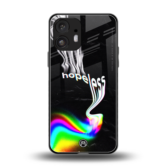hopeless back phone cover | glass case for nothing phone 2