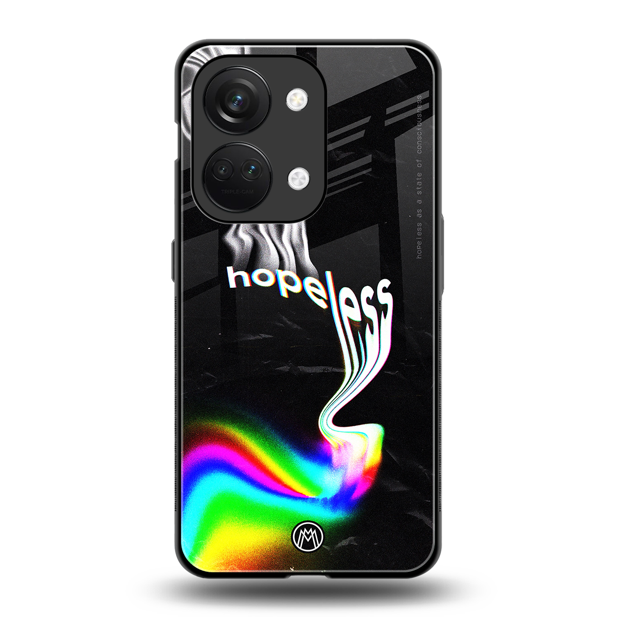 hopeless back phone cover | glass case for oneplus nord 3