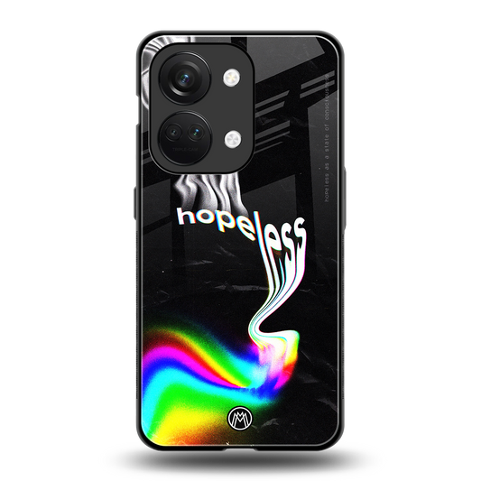 hopeless back phone cover | glass case for oneplus nord 3