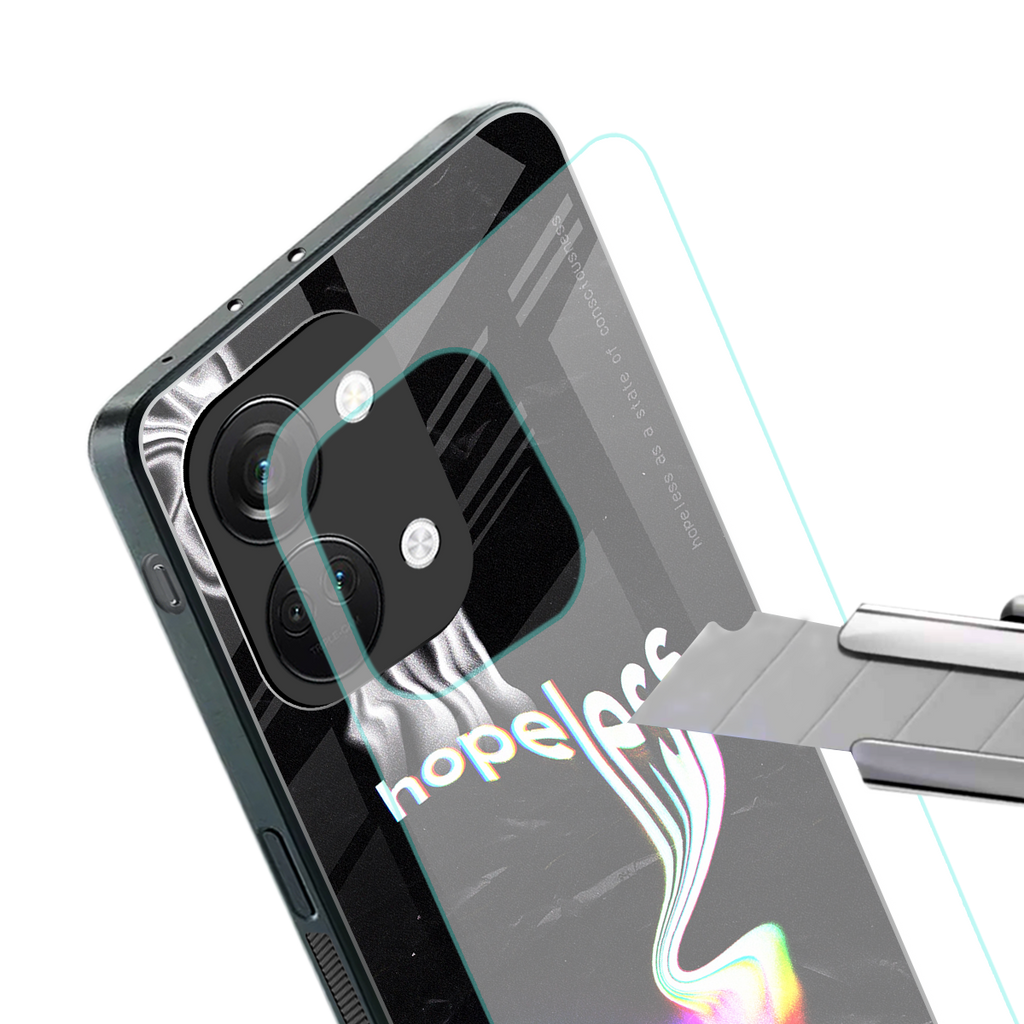 hopeless back phone cover | glass case for oneplus nord 3