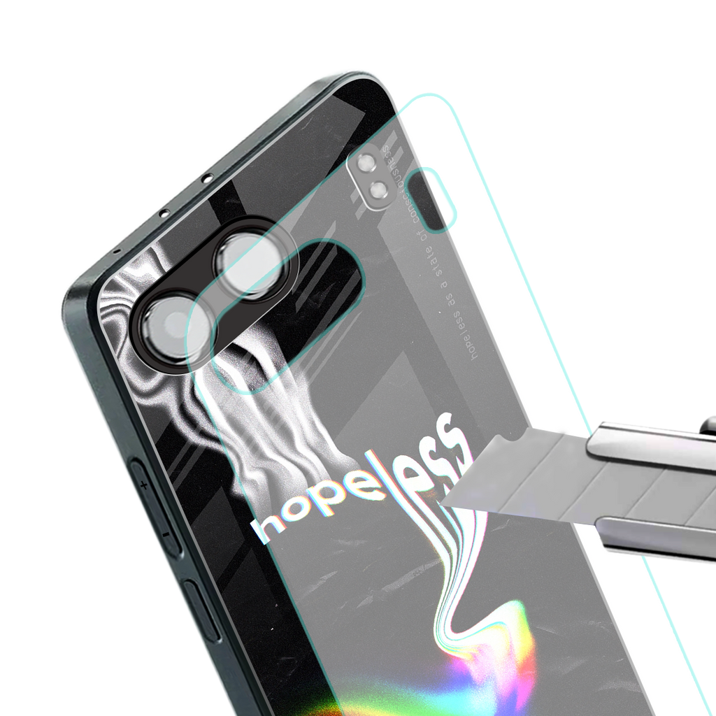 hopeless back phone cover | glass case for oneplus nord 4