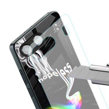 hopeless back phone cover | glass case for oneplus nord 4