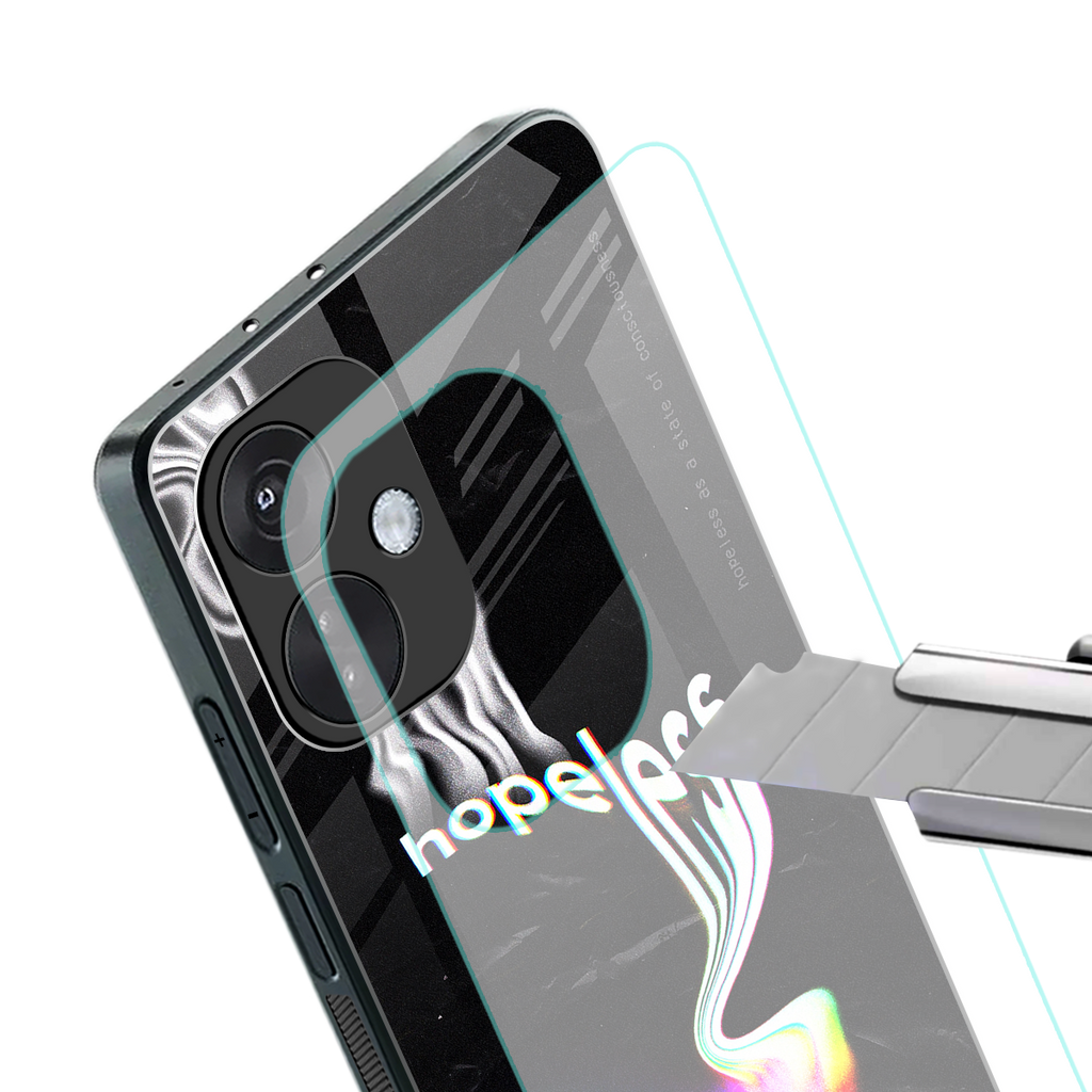 hopeless back phone cover | glass case for oneplus nord ce 3