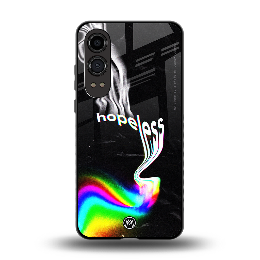 hopeless back phone cover | glass case for oneplus nord ce 4 lite
