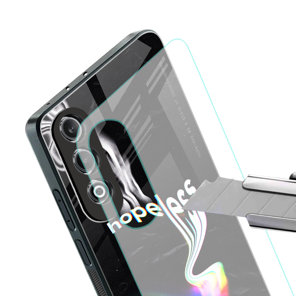 hopeless back phone cover | glass case for oneplus nord ce 4