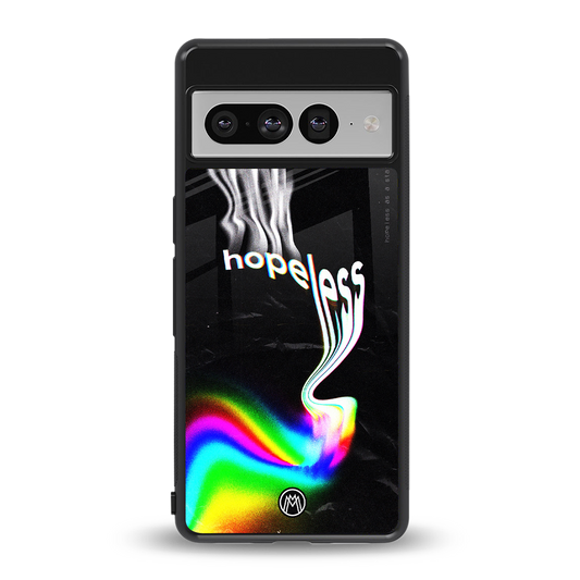 hopeless back phone cover | glass case for google pixel 7 pro