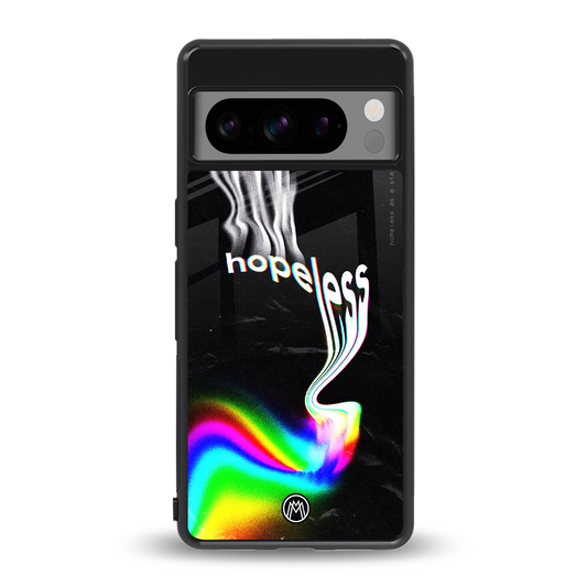 hopeless back phone cover | glass case for google pixel 8 pro