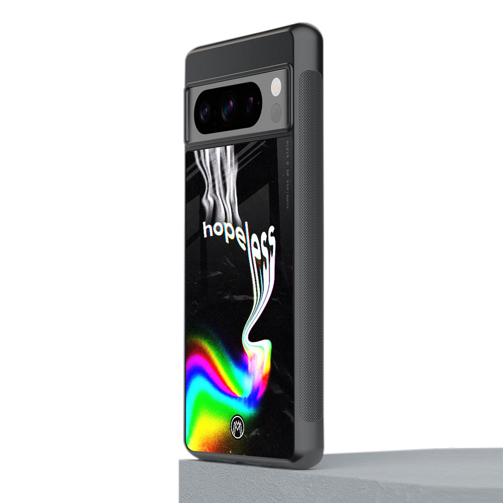 hopeless back phone cover | glass case for google pixel 8 pro