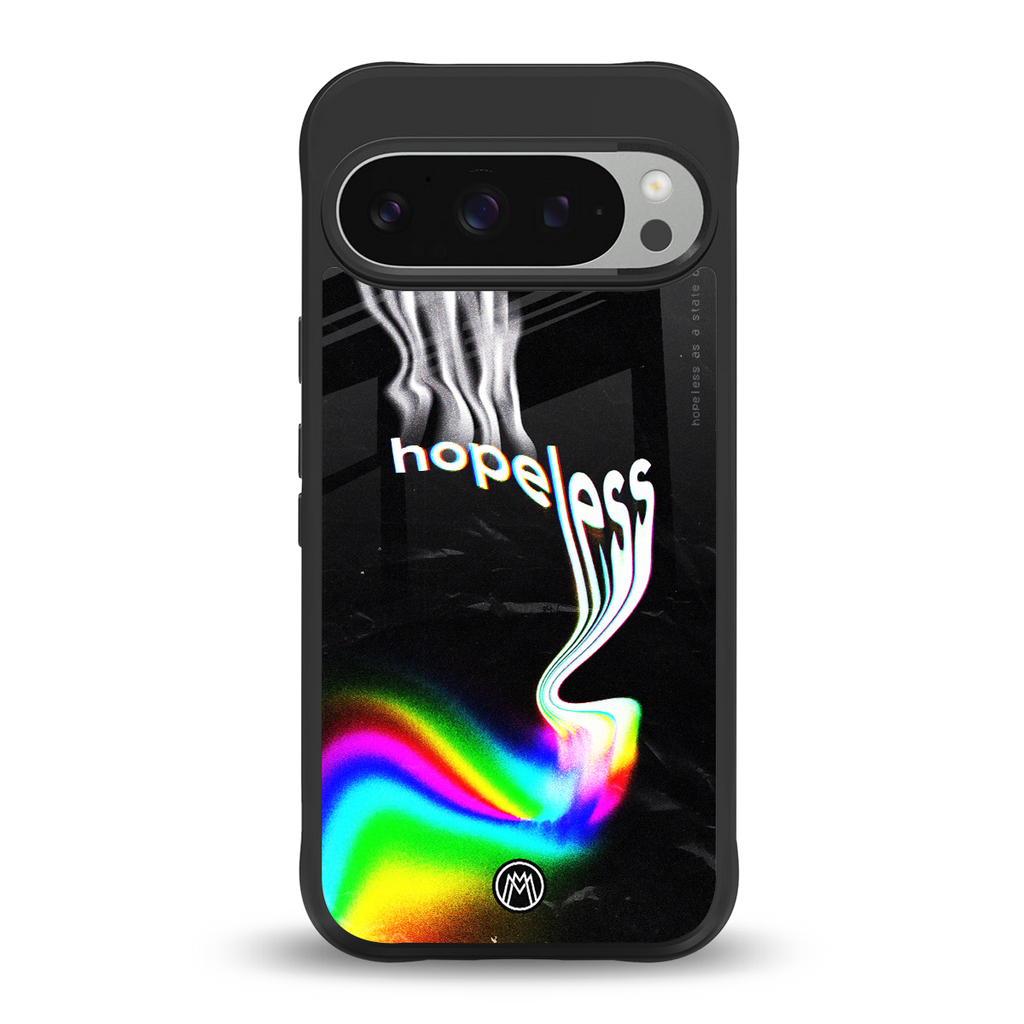 hopeless back phone cover | glass case for google pixel 9 pro