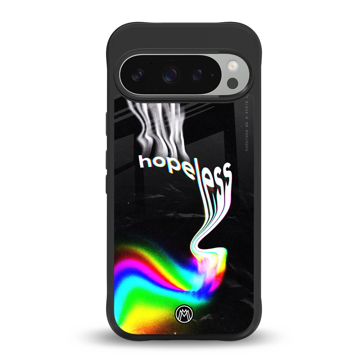 hopeless back phone cover | glass case for google pixel 9 pro xl