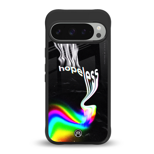 hopeless back phone cover | glass case for google pixel 9 pro xl
