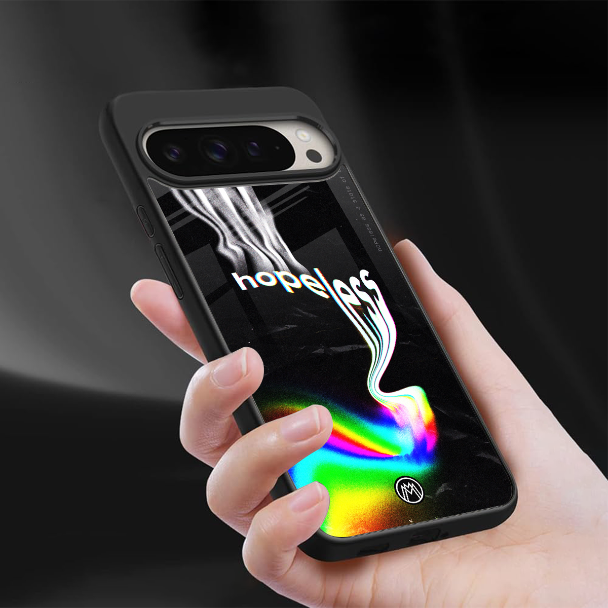 hopeless back phone cover | glass case for google pixel 9 pro