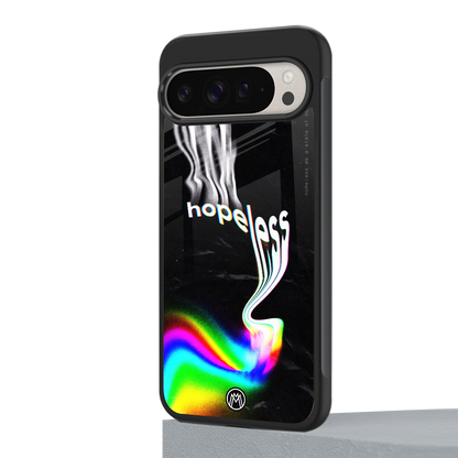 hopeless back phone cover | glass case for google pixel 9 pro