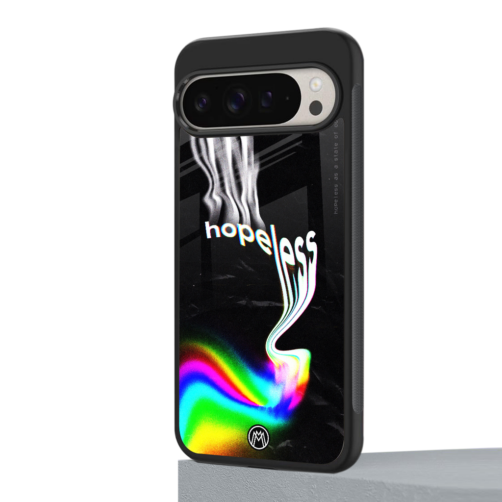 hopeless back phone cover | glass case for google pixel 9 pro xl