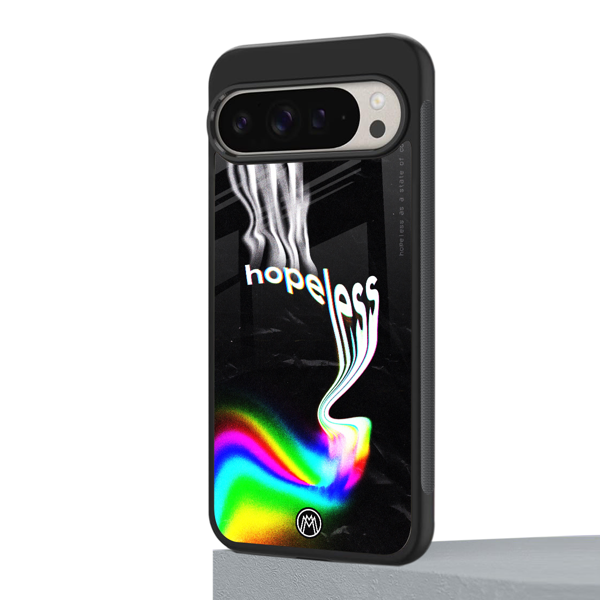 hopeless back phone cover | glass case for google pixel 9 pro xl