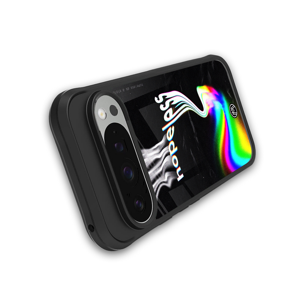 hopeless back phone cover | glass case for google pixel 9 pro xl