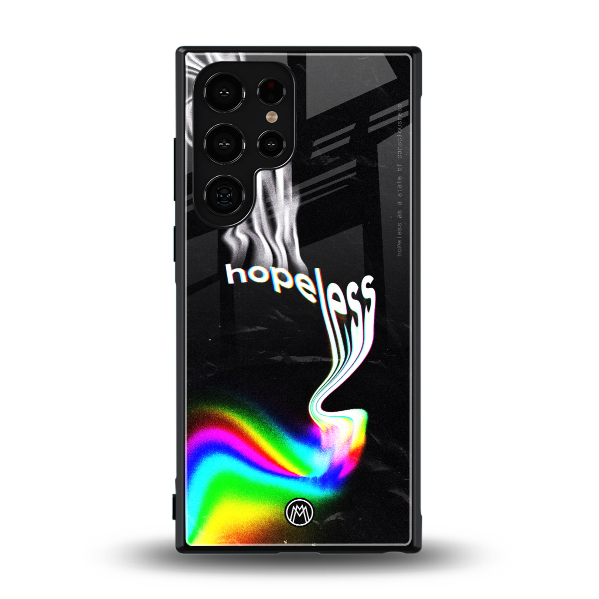 hopeless back phone cover | glass case for samsung galaxy s23 ultra