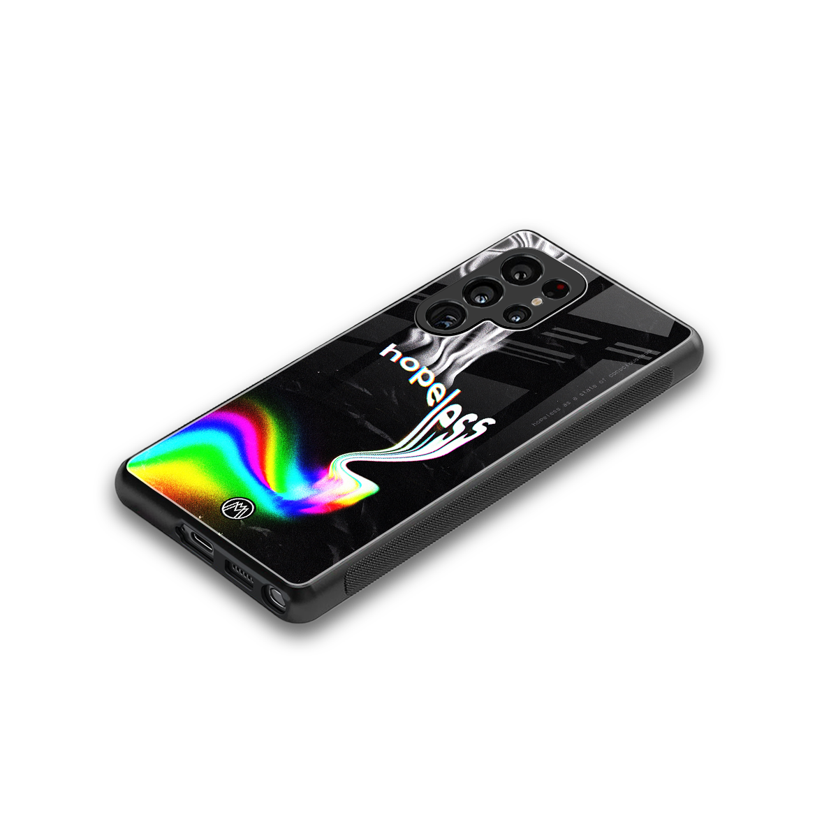 hopeless back phone cover | glass case for samsung galaxy s25 ultra