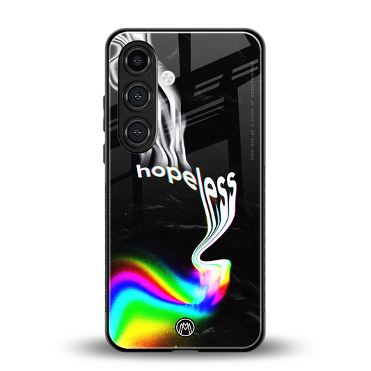 hopeless back phone cover | glass case for samsung galaxy s24 plus