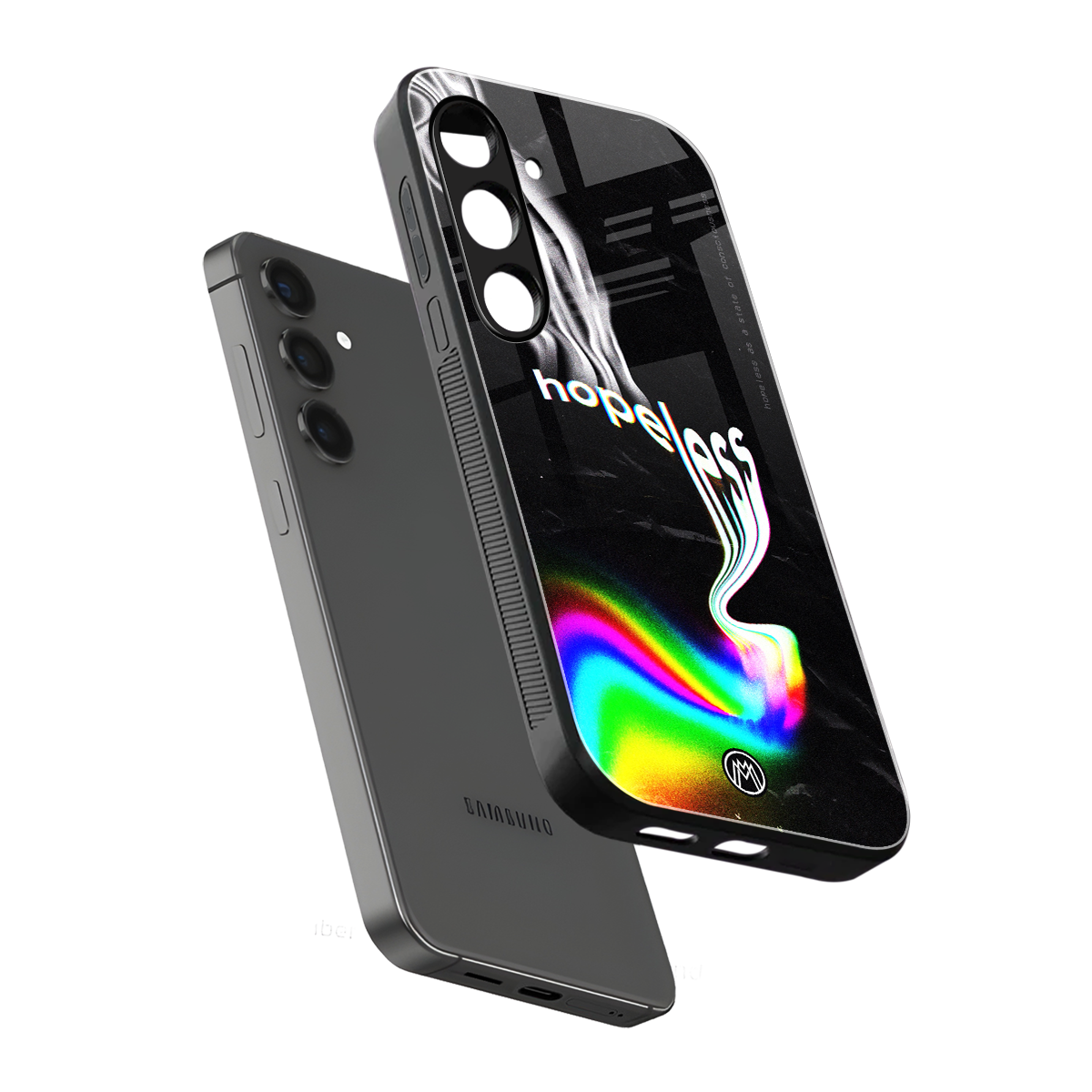 hopeless back phone cover | glass case for samsung galaxy s23 plus