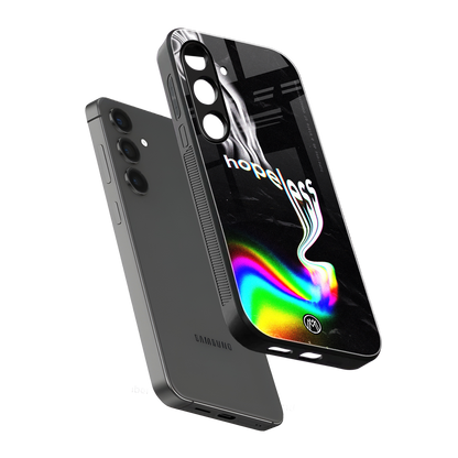 hopeless back phone cover | glass case for samsung galaxy s24 fe