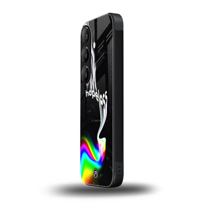 hopeless back phone cover | glass case for samsung galaxy s24 plus