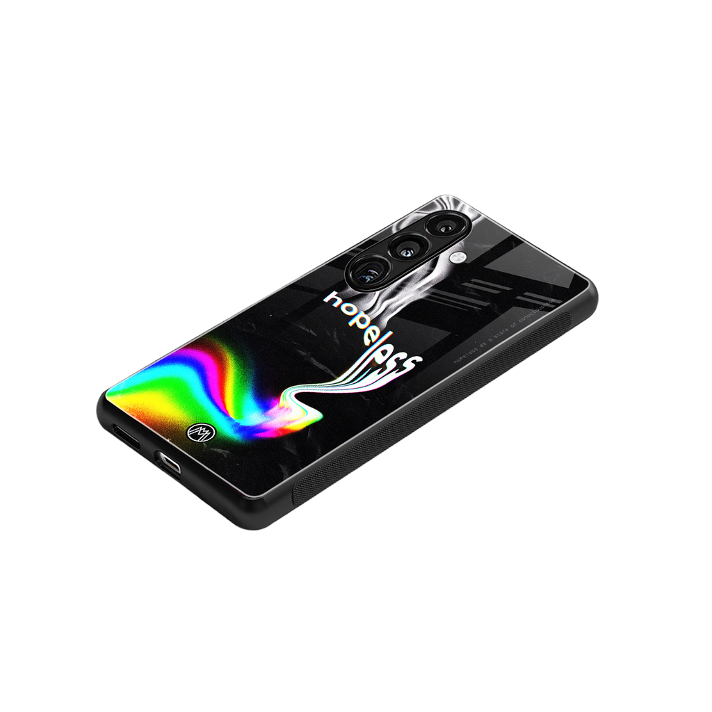 hopeless back phone cover | glass case for samsung galaxy s25 plus