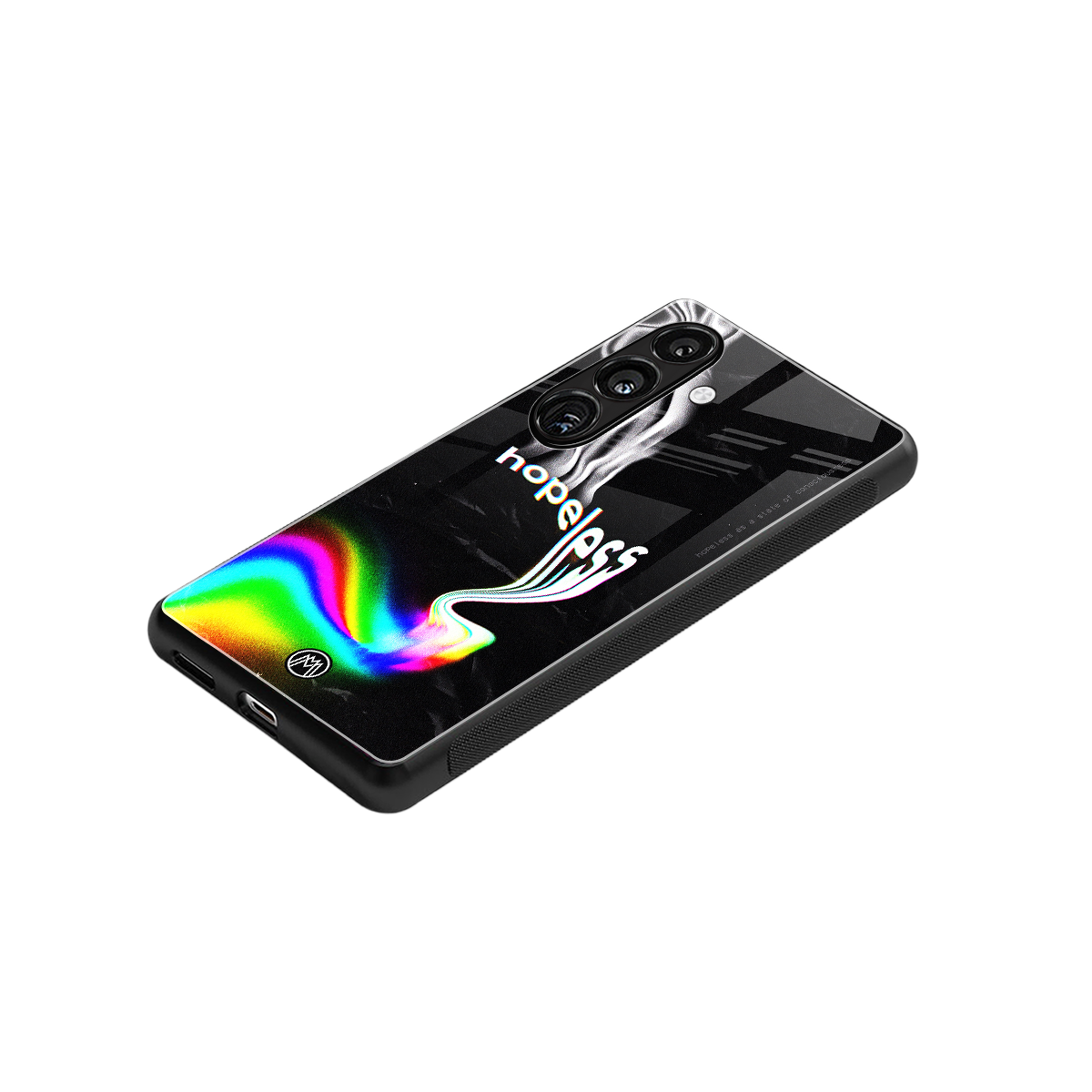 hopeless back phone cover | glass case for samsung galaxy s25 plus