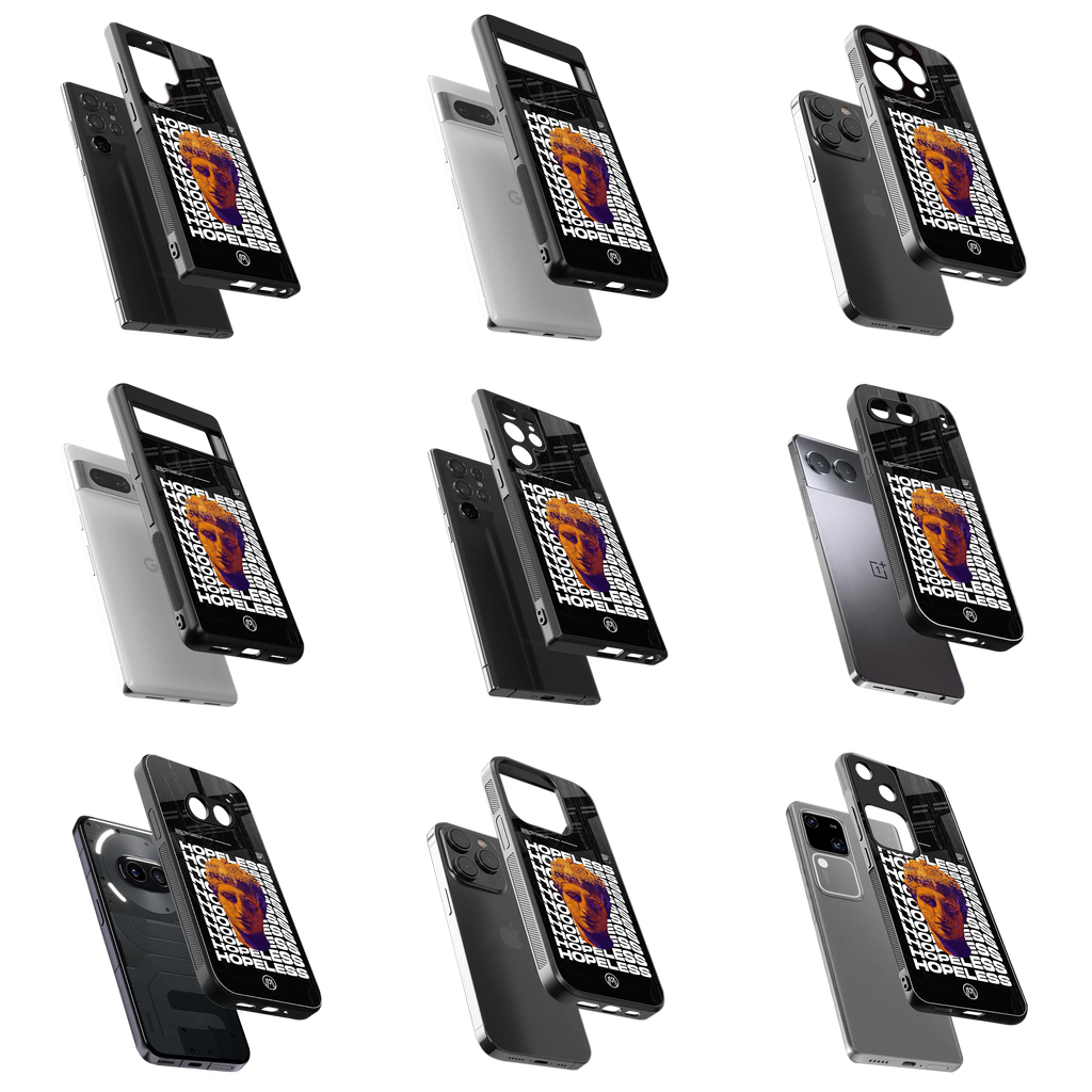 Durable Glass Back Mobile Case for iPhone, Samsung, OnePlus, Google Pixel, Redmi, Vivo, Oppo