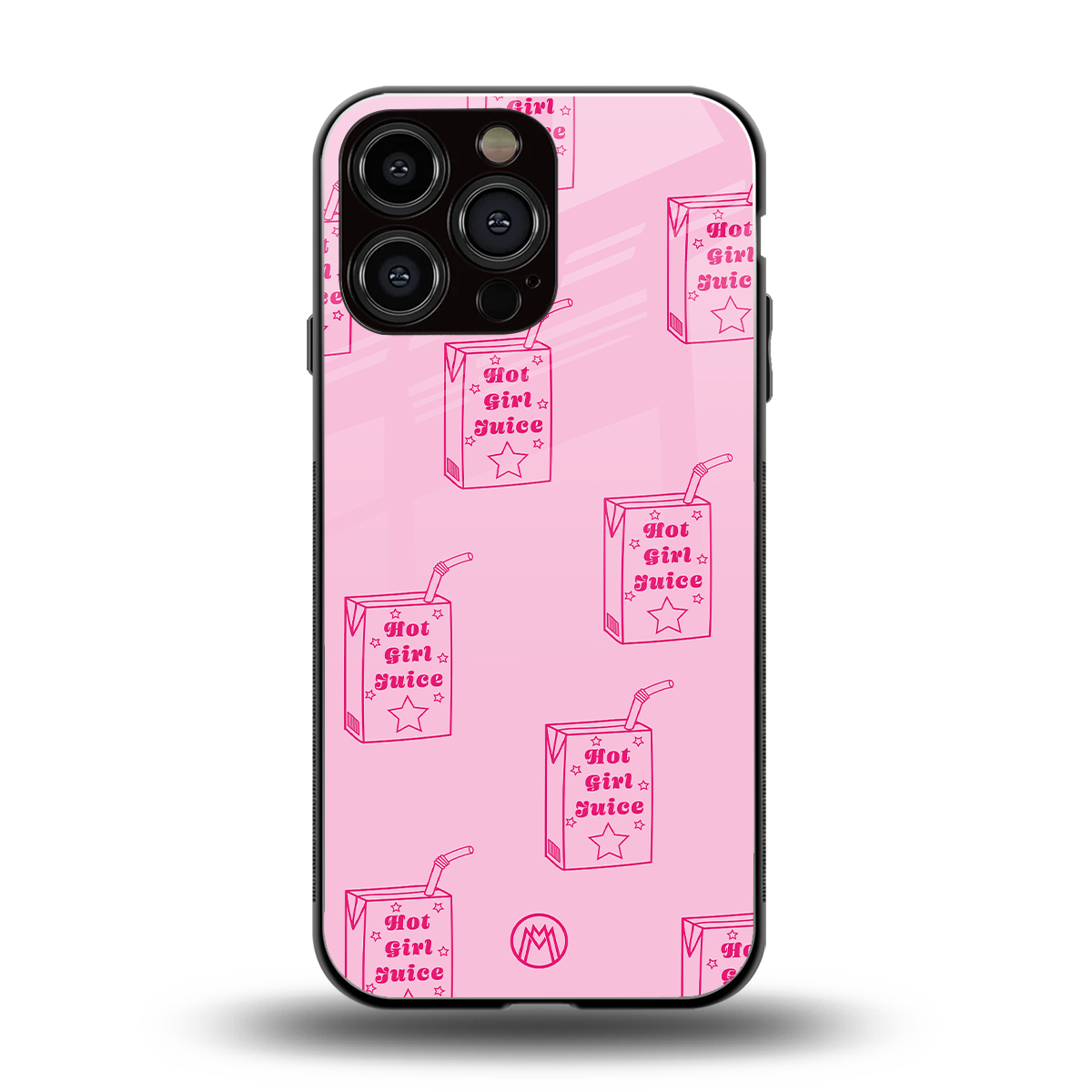 hot girl juice back phone cover | glass case for iphone 15 pro max